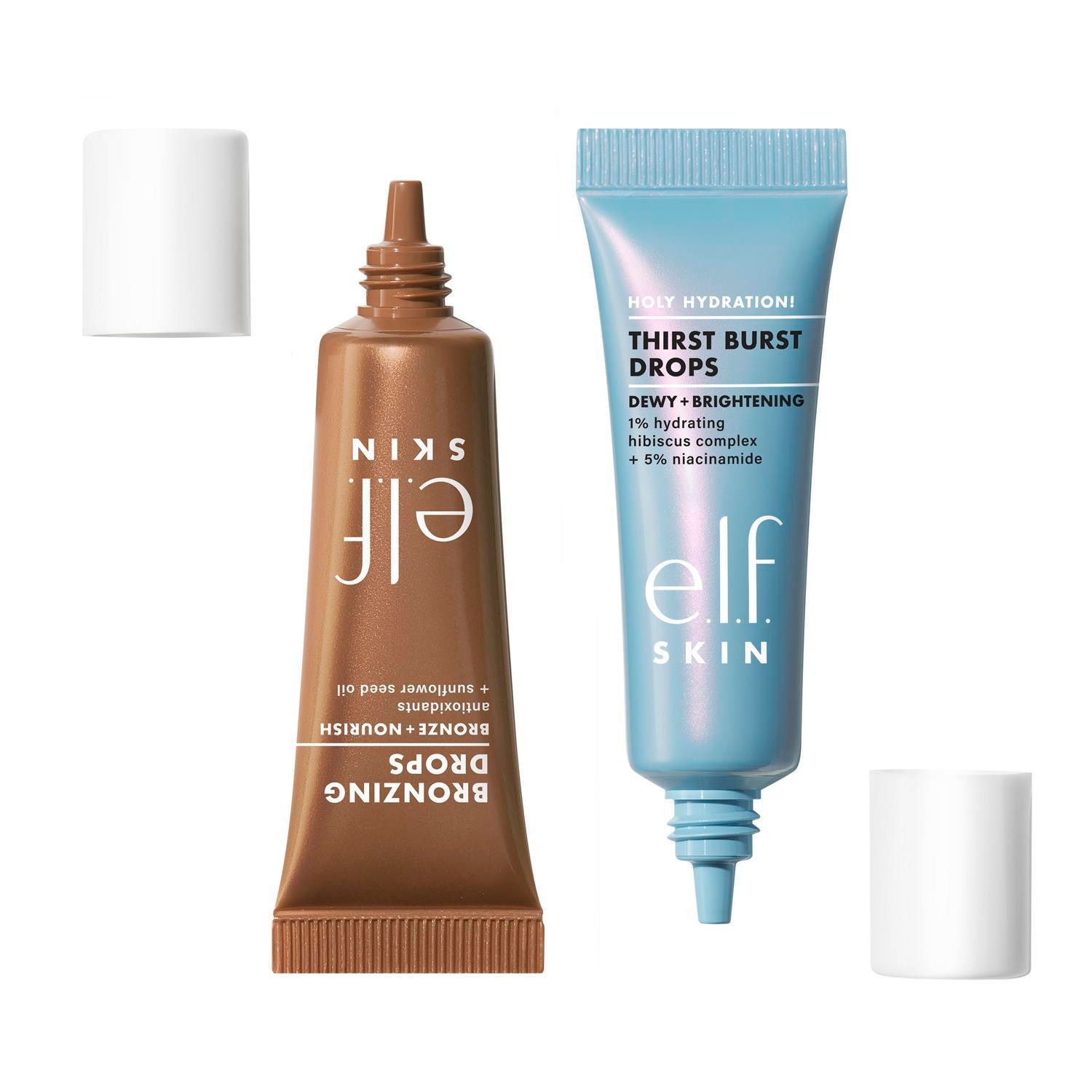 E.L.F. THE HOTTEST DROPS DUO (DÚO DE SÉRUM ILUMINADOR Y BRONCEADOR EN FORMATO VIAJE)